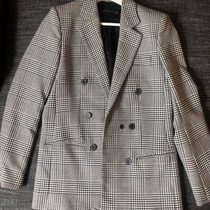 Zara Plaid Blazer - perfect condition